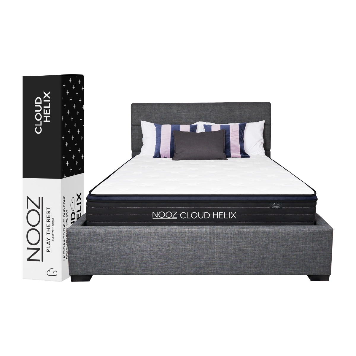 ที่นอนยางพารา 5 ฟุต NOOZ CLOUD HELIX เสริมพ็อกเก็ตสปริง_0